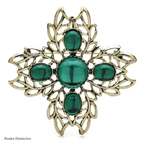 PENDRA Virelle Geometric Brooch