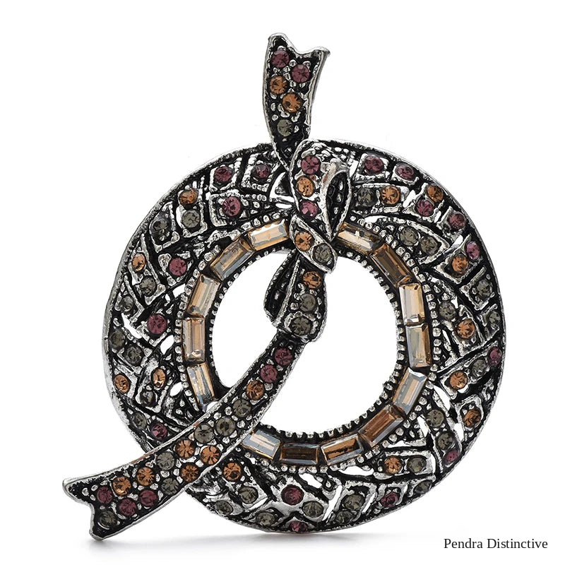PENDRA Virelle Rhinestone Brooch