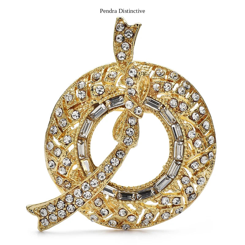 PENDRA Virelle Rhinestone Brooch