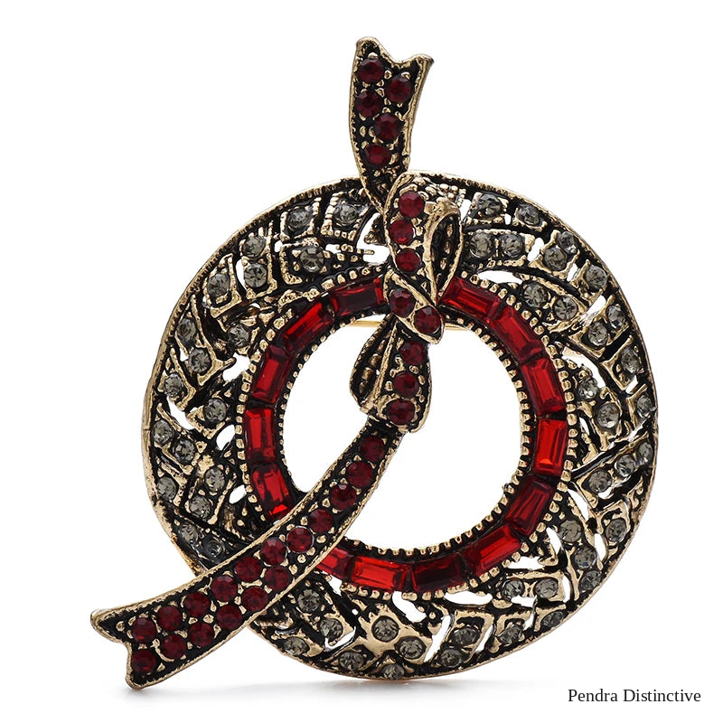 PENDRA Virelle Rhinestone Brooch