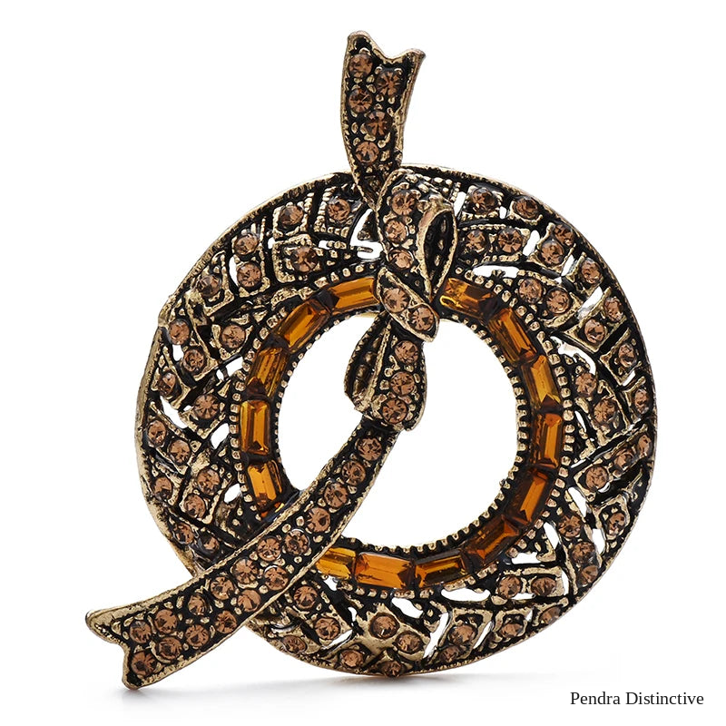 PENDRA Virelle Rhinestone Brooch