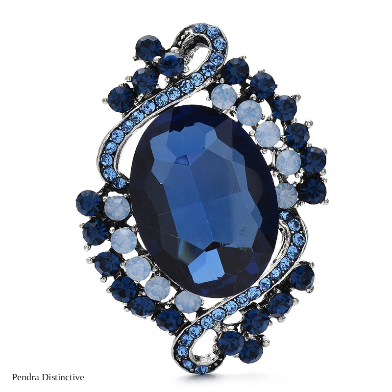 PENDRA Virelle2 Geometric Brooch
