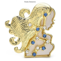 PENDRA Designer Constellations Virgo Brooch