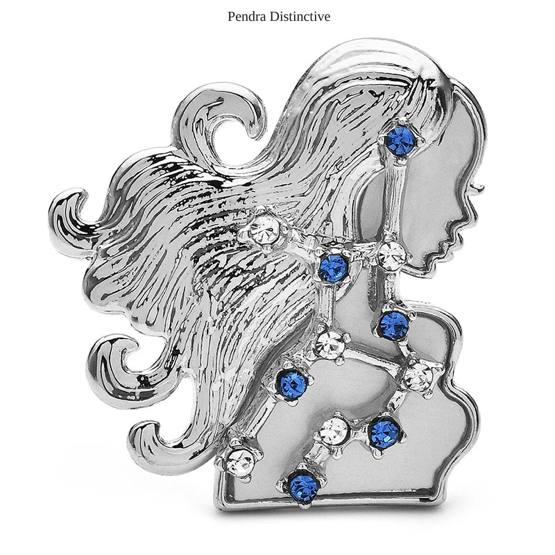 PENDRA Designer Constellations Virgo Brooch