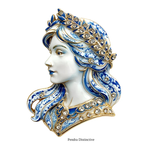 PENDRA Beautiful Lady Virgo Zodiac Brooch