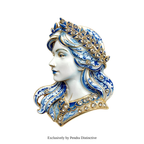 PENDRA Beautiful Lady Virgo Zodiac Brooch
