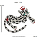 PENDRA Wear Crown Leopard Brooch