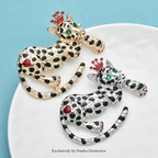 PENDRA Wear Crown Leopard Brooch