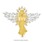 PENDRA Shining Wings Angel Brooch