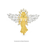 PENDRA Shining Wings Angel Brooch