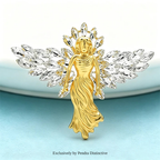 PENDRA Shining Wings Angel Brooch