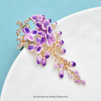 PENDRA Wisteria Beautiful Wisteria Flower Brooch