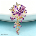 PENDRA Wisteria Beautiful Wisteria Flower Brooch