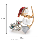 PENDRA Witch On a Sweep Brooch