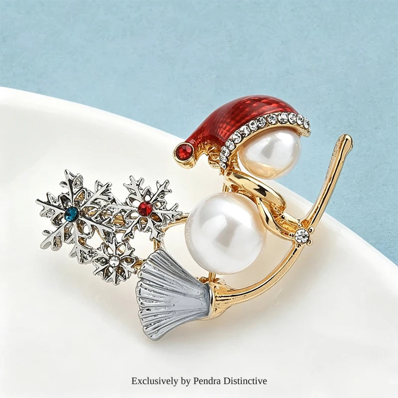 PENDRA Witch On a Sweep Brooch