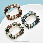 PENDRA Wreathgeome Pearl Geometric Wreath Brooch