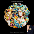 PENDRA Zodiac Porcelain Animal Brooch