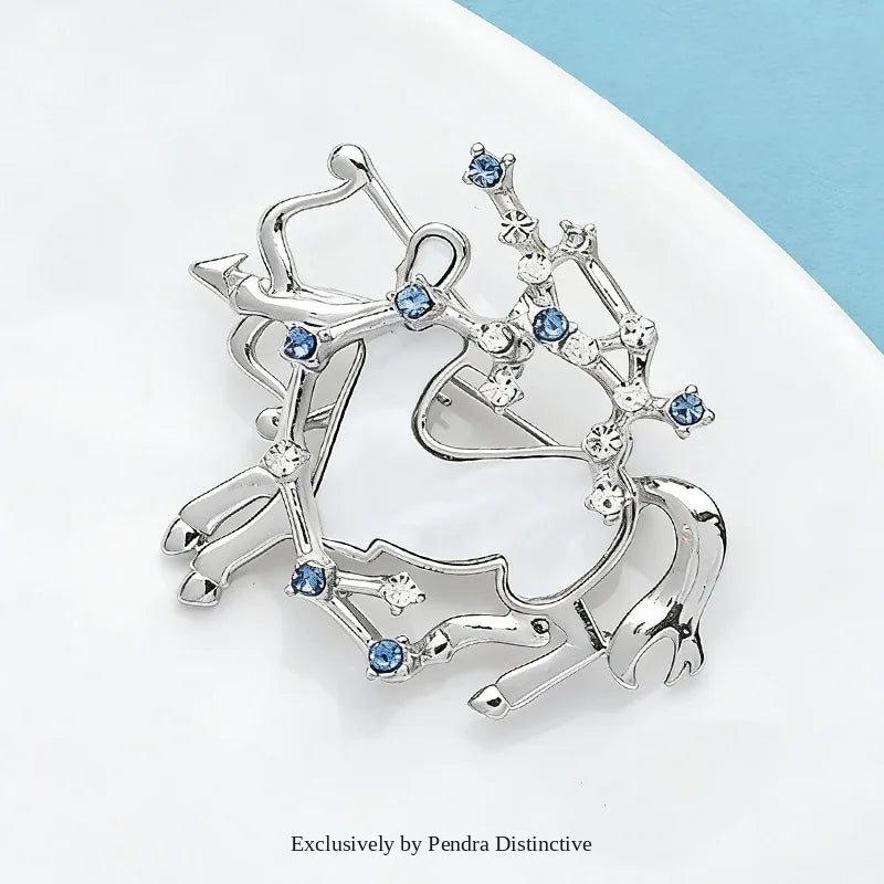 PENDRA Zodiac Sagittarius Brooch