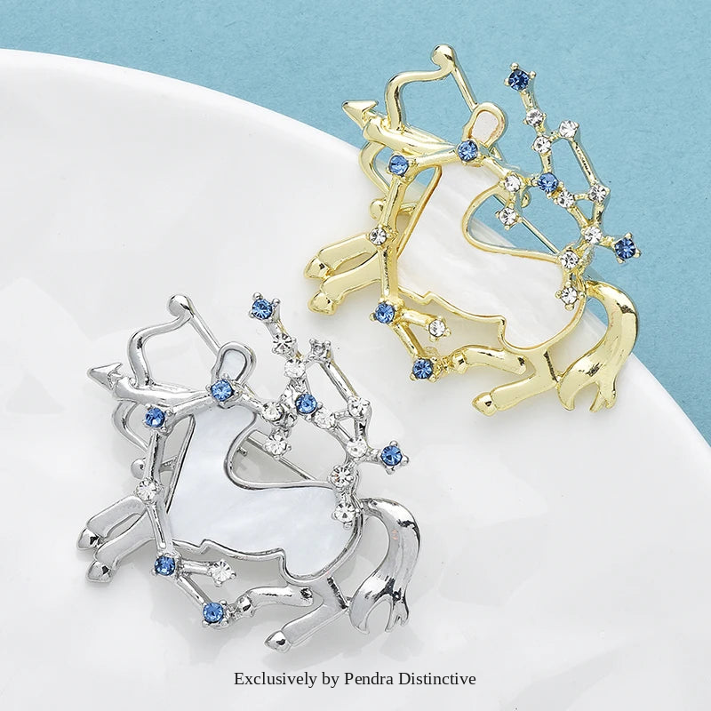 PENDRA Zodiac Sagittarius Brooch
