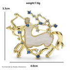 PENDRA Zodiac Sagittarius Brooch