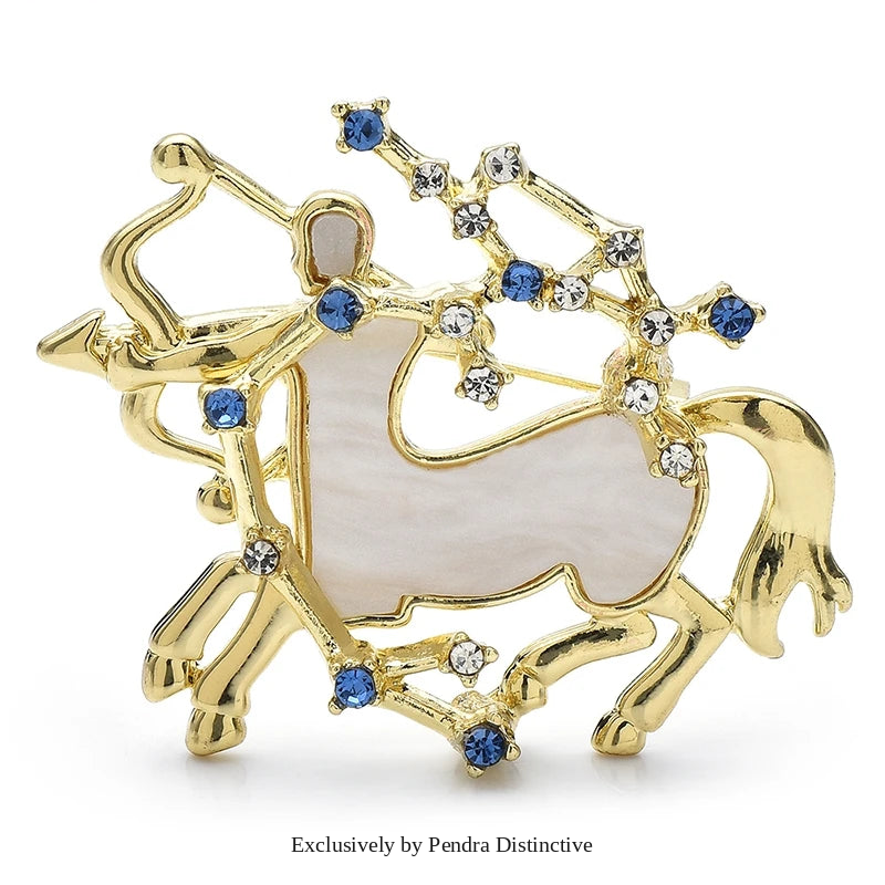 PENDRA Zodiac Sagittarius Brooch